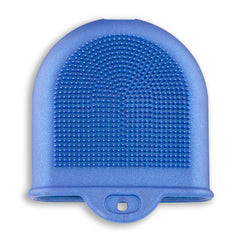 Facial Massage Gloves / Brushes - Metallic Blue Edition