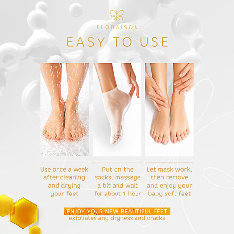 FOOT PEEL MASK HONEY
