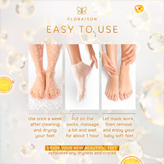 FOOT PEEL MASK VITAMIN C
